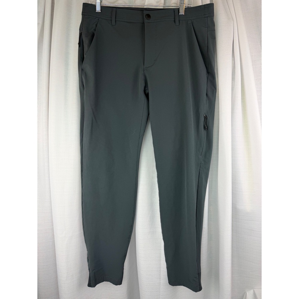 Russell Mens Grey Technical Joggers Tapered Stretch Active Pants Size M 32-34